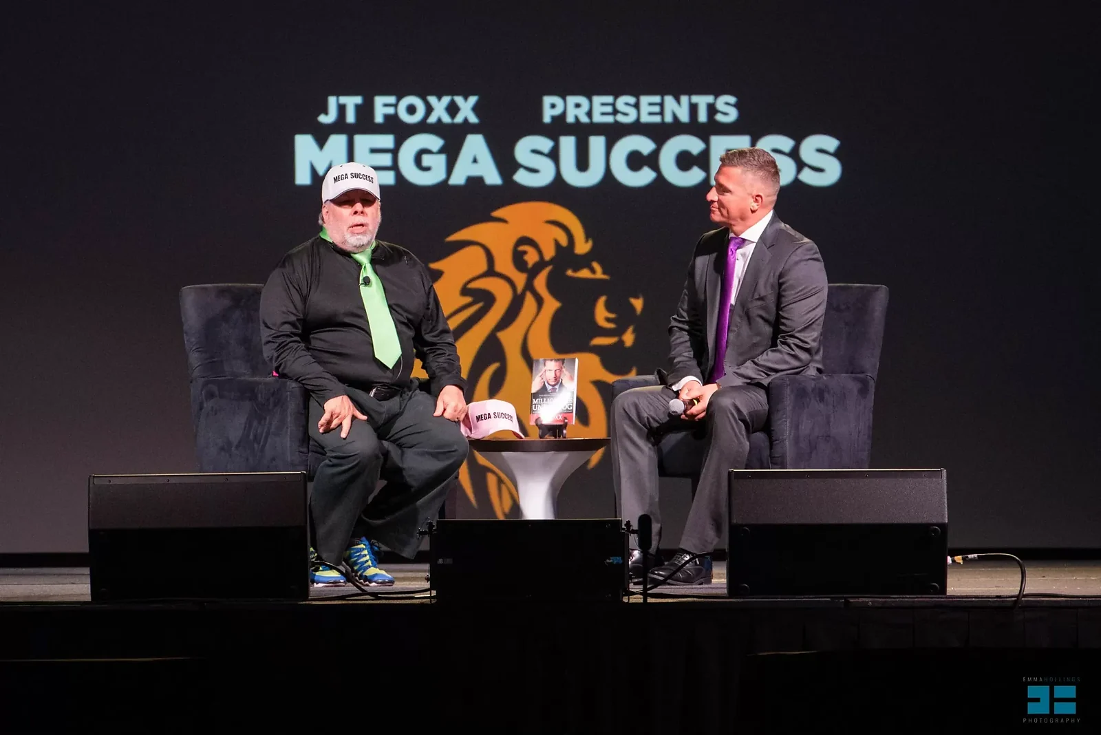 Alexander Erber in an onstage conversation with Steve Wozniak.