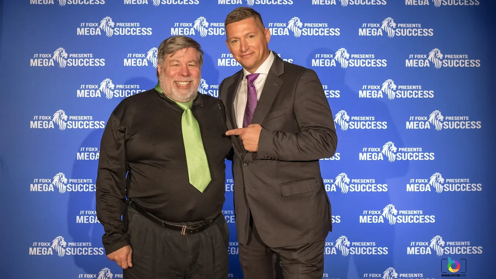 Alexander Erber with Steve Wozniak at an earlier event.